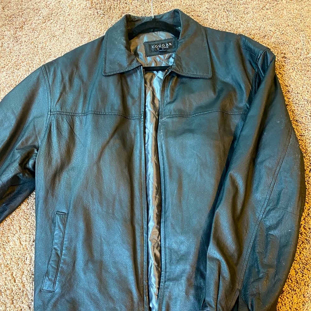 Cougar leather jacket
